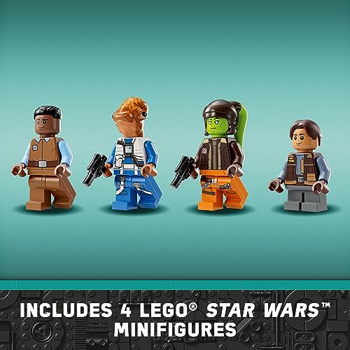 LEGO Star Wars Ghost & Phantom II Playset with 2 Buildable Starships and 5 Figures K990641