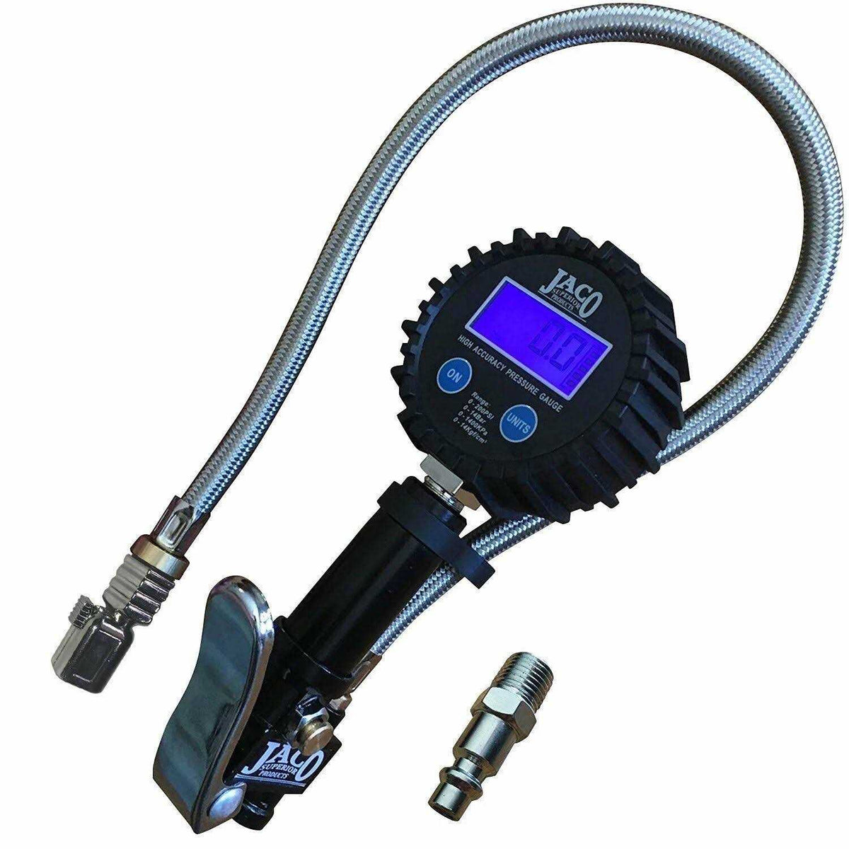Digital Tire Inflator with Pressure Gauge W128