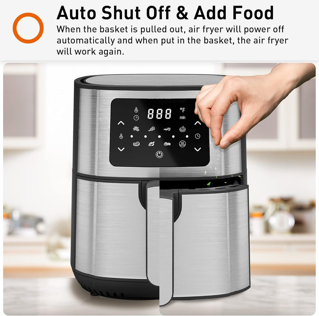 5.8Qt Stainless Steel Air Fryer Toaster Oven M593