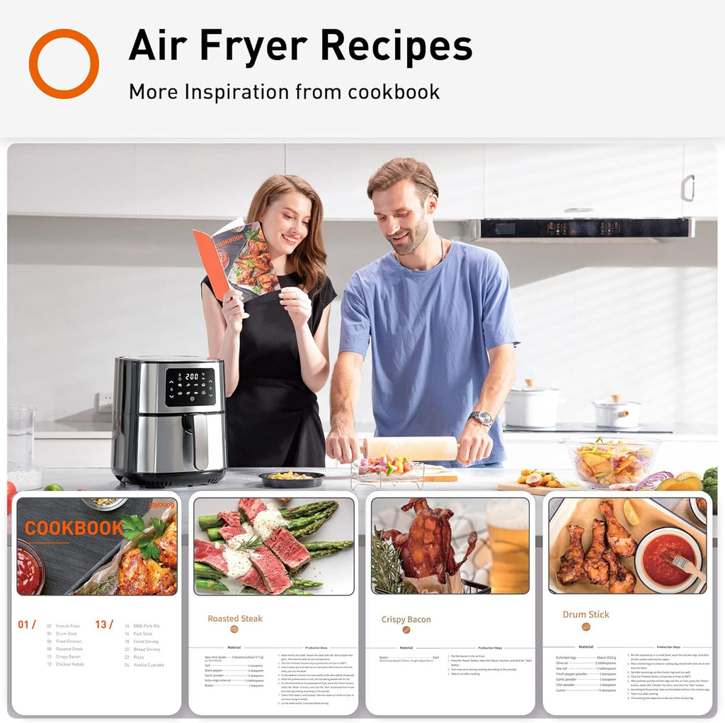5.8Qt Stainless Steel Air Fryer Toaster Oven M593