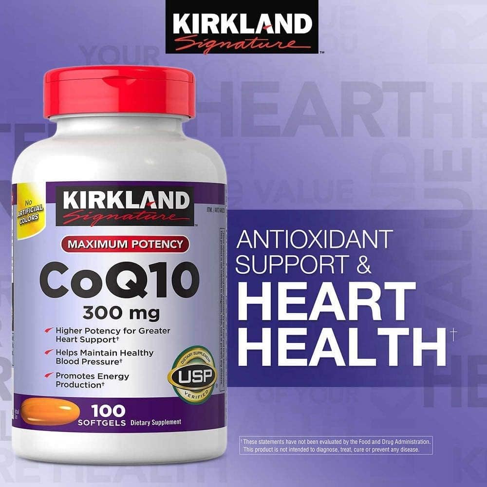 300 mg CoQ10 100 Softgels (Pack of 2) K689645