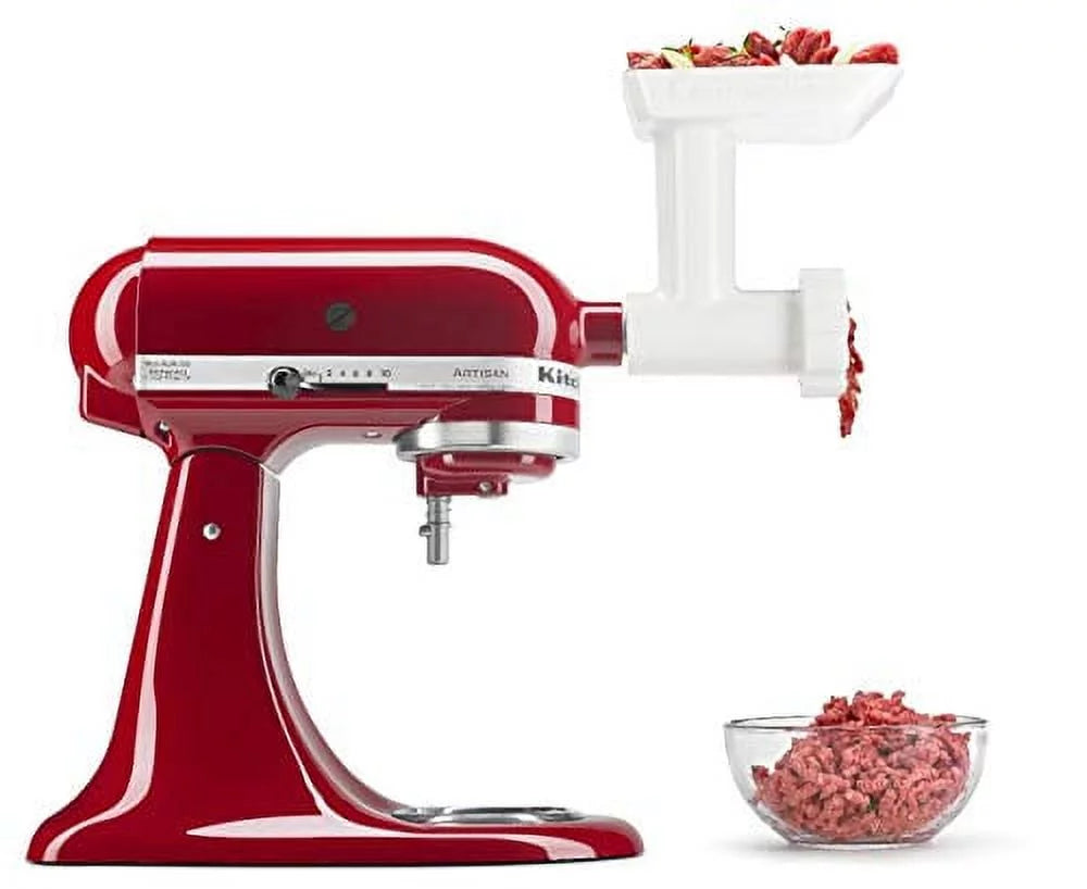 White Food Grinder Attachment U95536