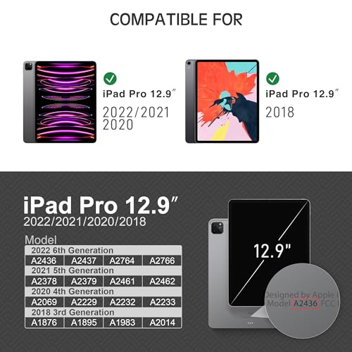 Blue PU Leather Case for iPad Pro 12.9 J3210