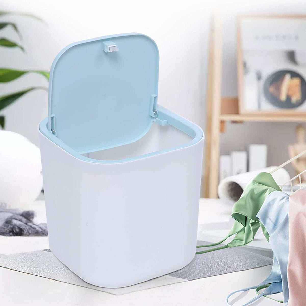 Compact Counter Top Portable Washing Machine, 6.69x6.69x6.69 Inch Blue U69313