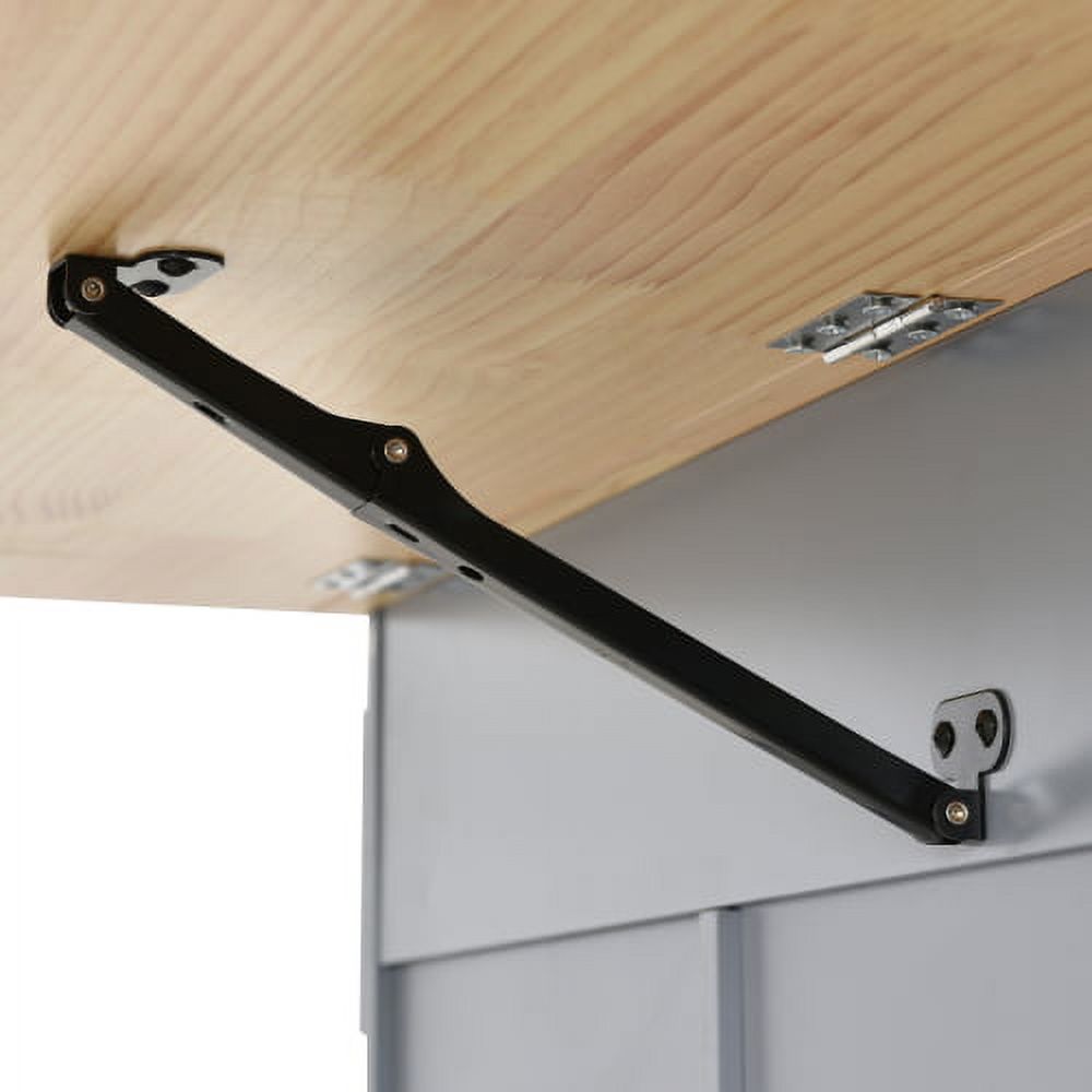 Blue Rolling Kitchen Cart with Drop Leaf Wood Top C710707