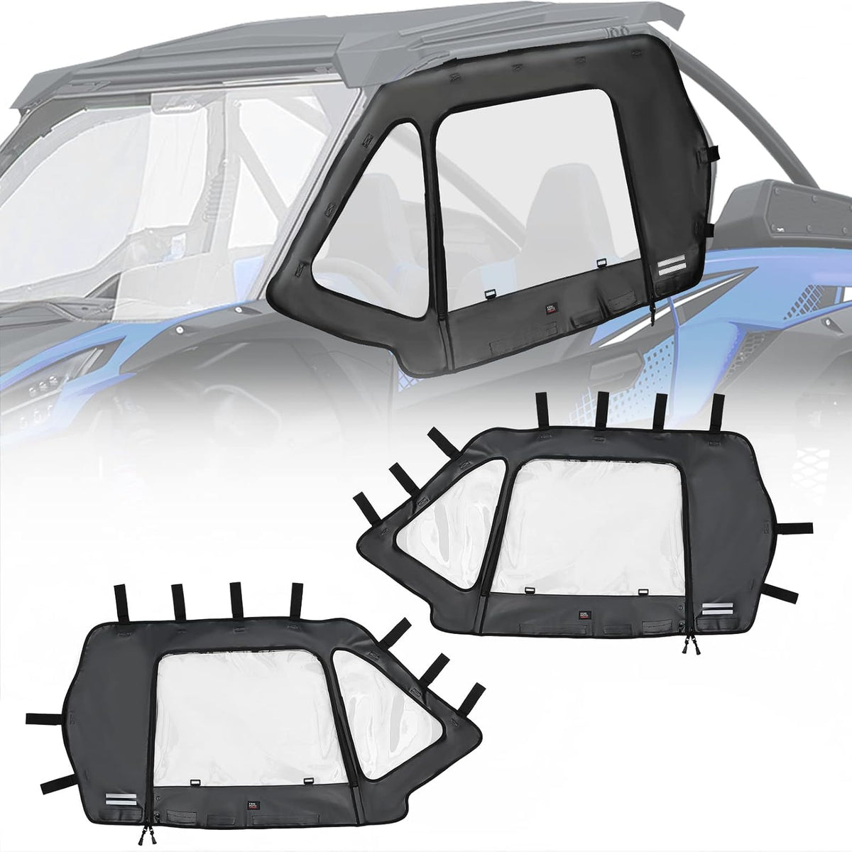 Upgraded Soft Upper Doors Set for Kawasaki Teryx KRX 1000 U14597