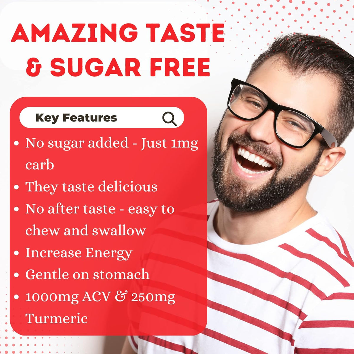 ACV Keto Gummies with Apple Cider Vinegar and Turmeric - 60 Gummies A320