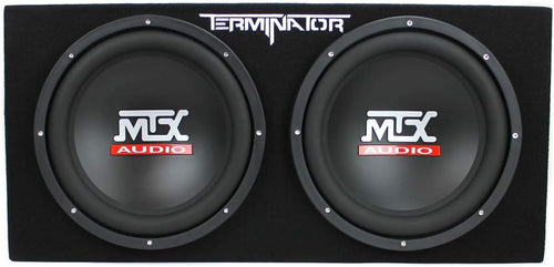 12-Inch Car Subwoofer Enclosure with Amplifier and Wiring Kit F7272