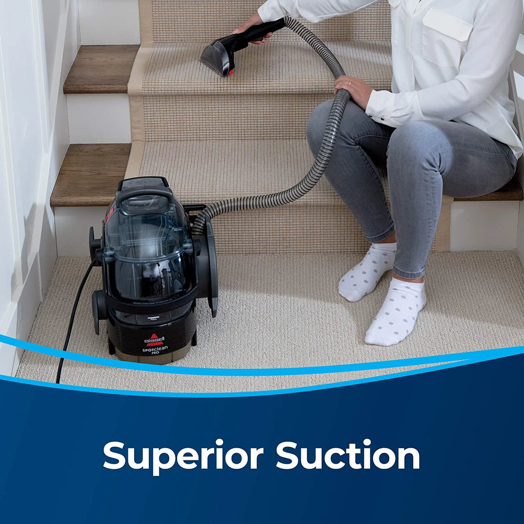 Black Portable Carpet Cleaner S525963