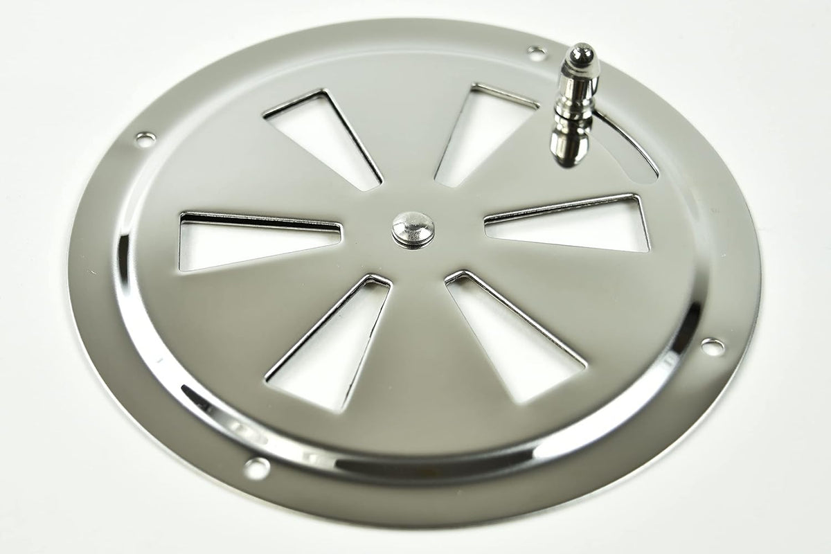 Stainless Steel 6 Round Louver Vent Cover W840