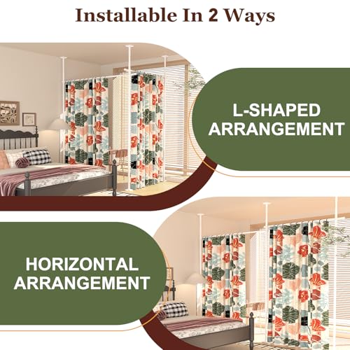 Black Adjustable Room Divider I2426