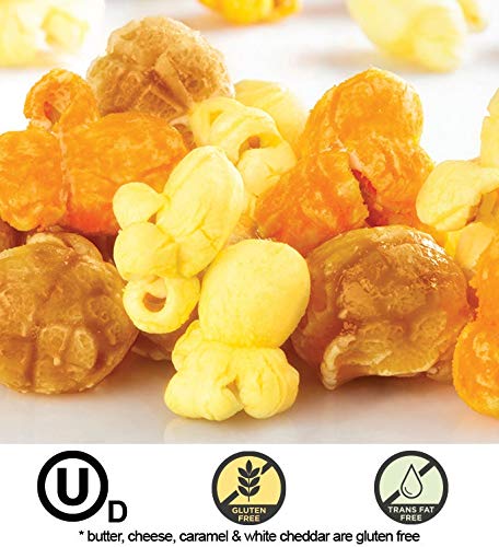 3.5 Gallons Popcorn Gift Tin (Robust Cheddar, Butter, Caramel) J5965