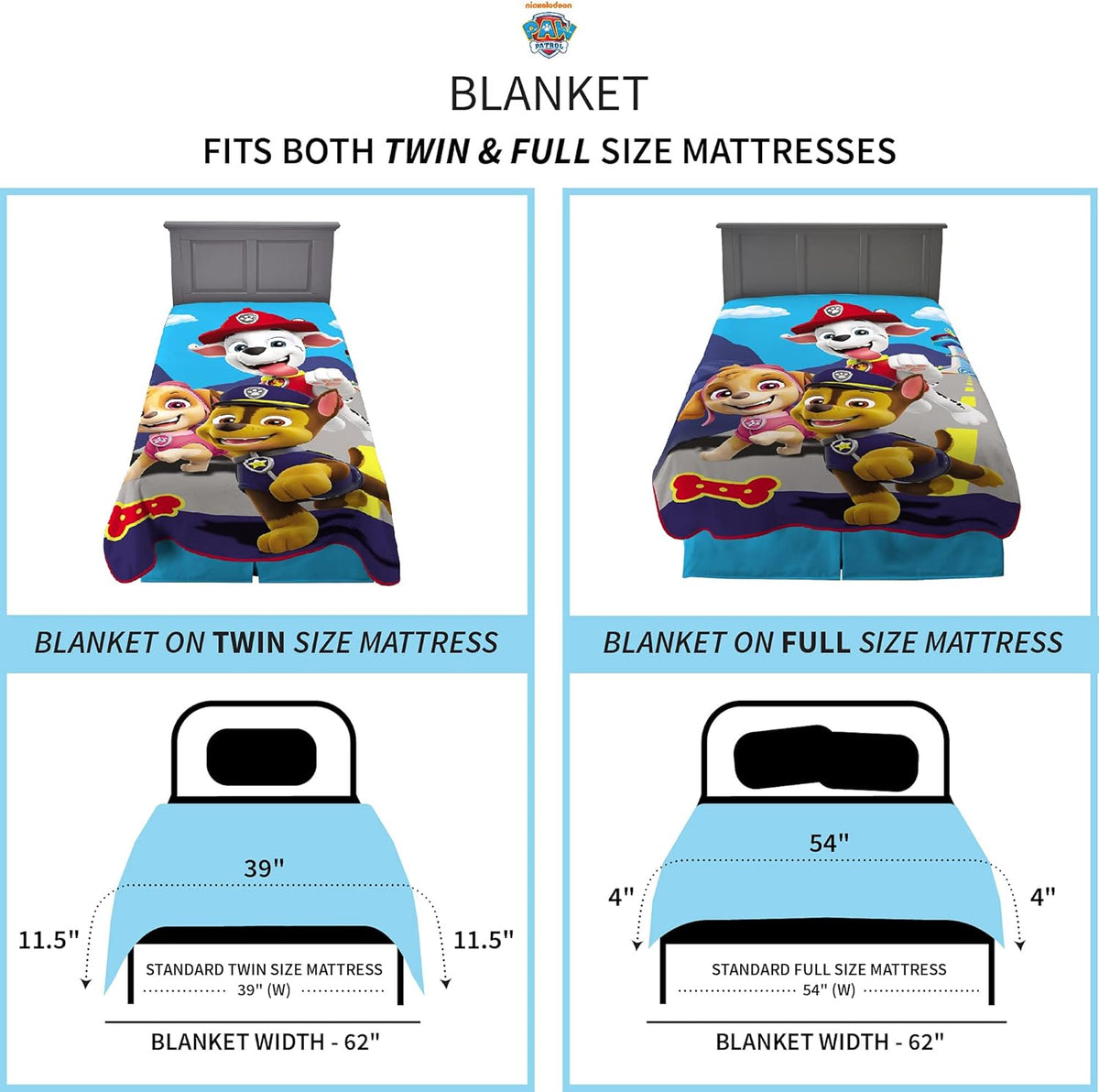 62 in x 90 in Plush Micro Raschel Blanket I451