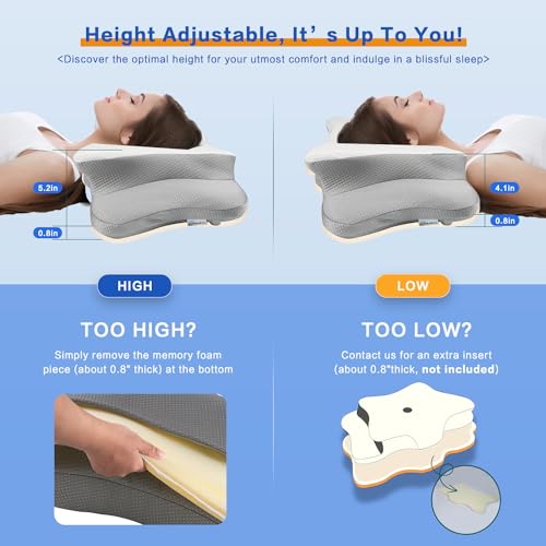 Adjustable Memory Foam Cervical Pillow C320