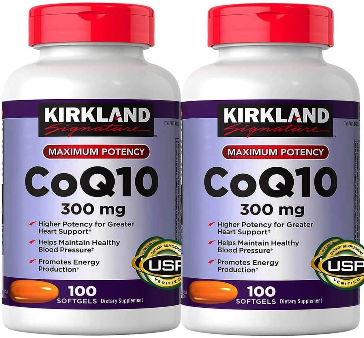 300 mg CoQ10 100 Softgels (Pack of 2) K689645