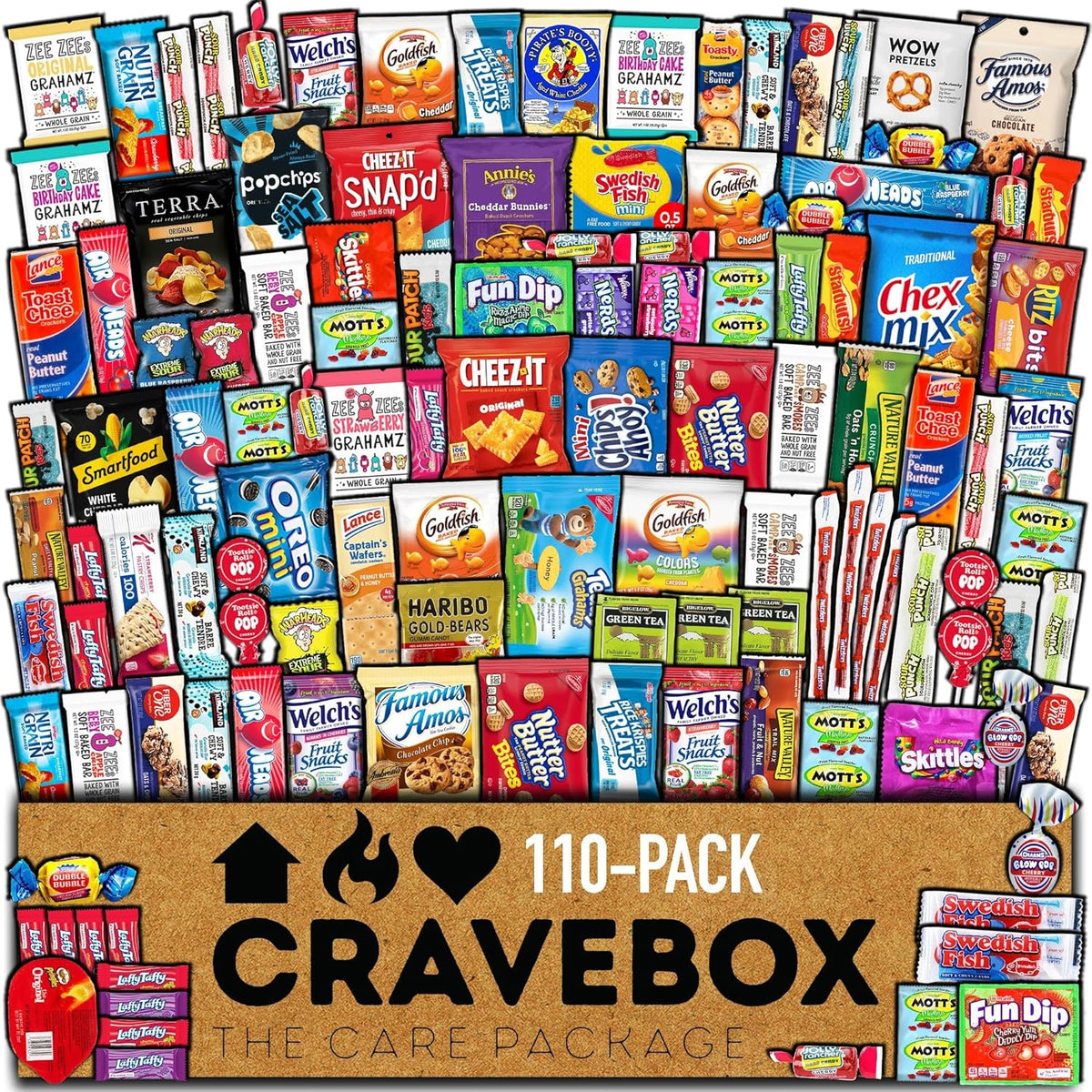 110 Count Snacks Box Variety Pack R79011