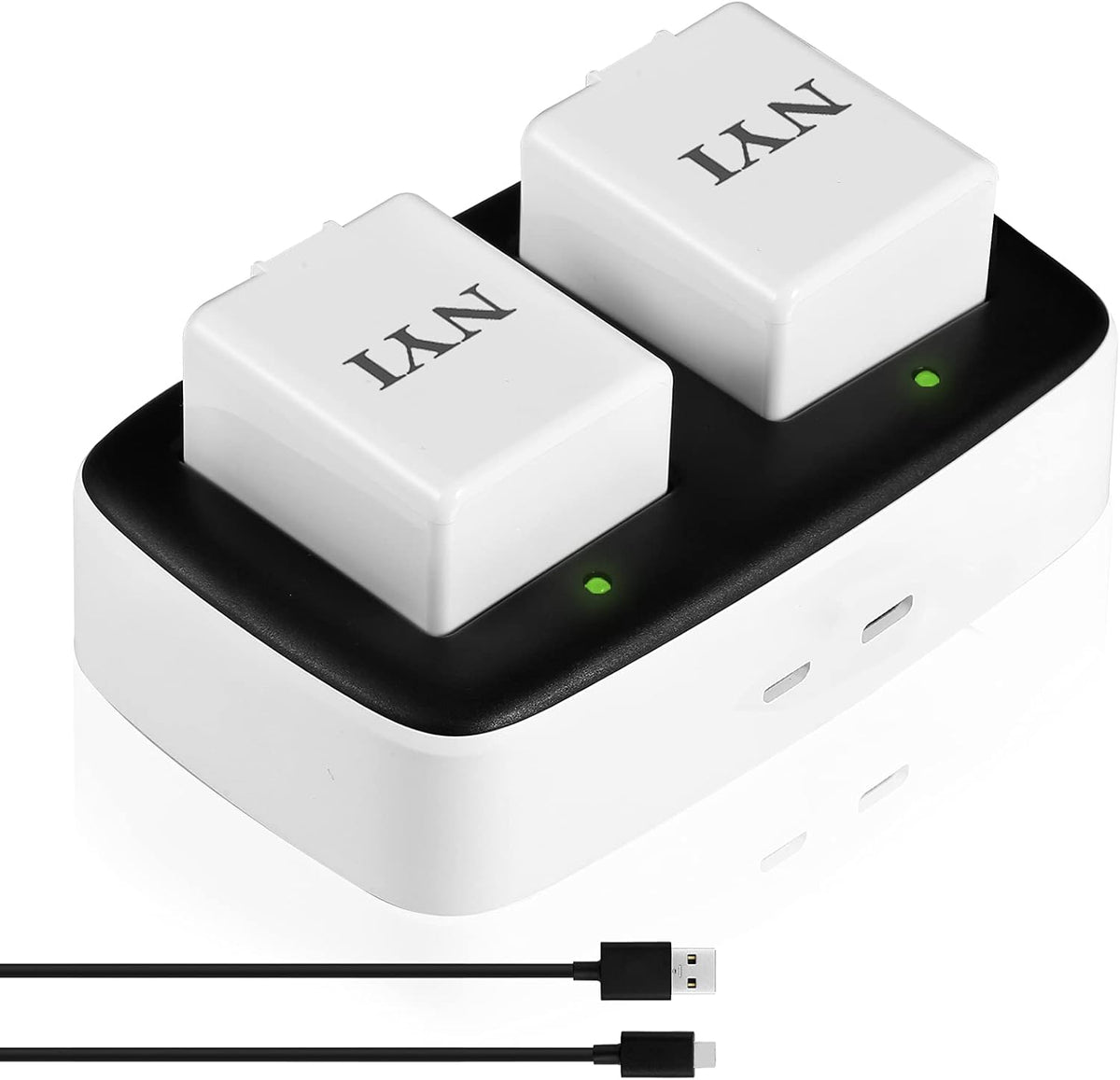 2560mAh Rechargeable Batteries and Charging Station (2 Batteries +1 Charger) S174811