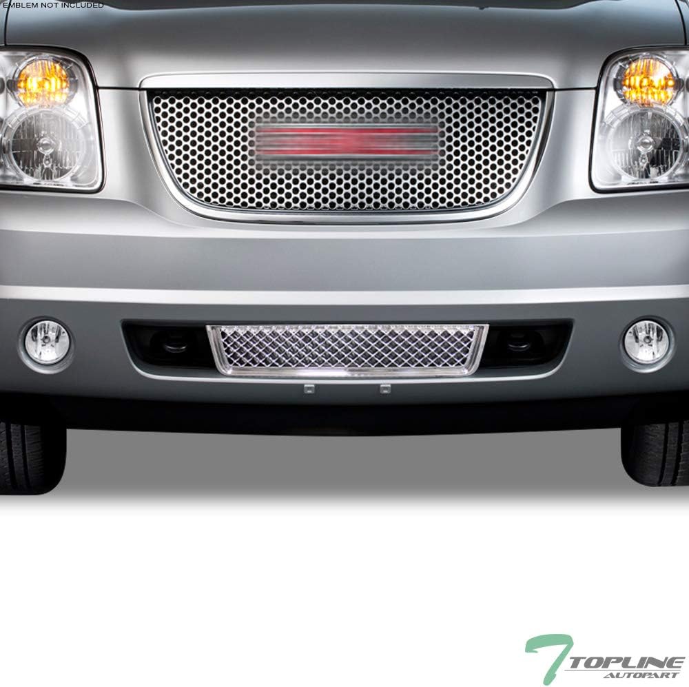 Chrome Mesh Front Lower Bumper Grille Pack of 2 V18387