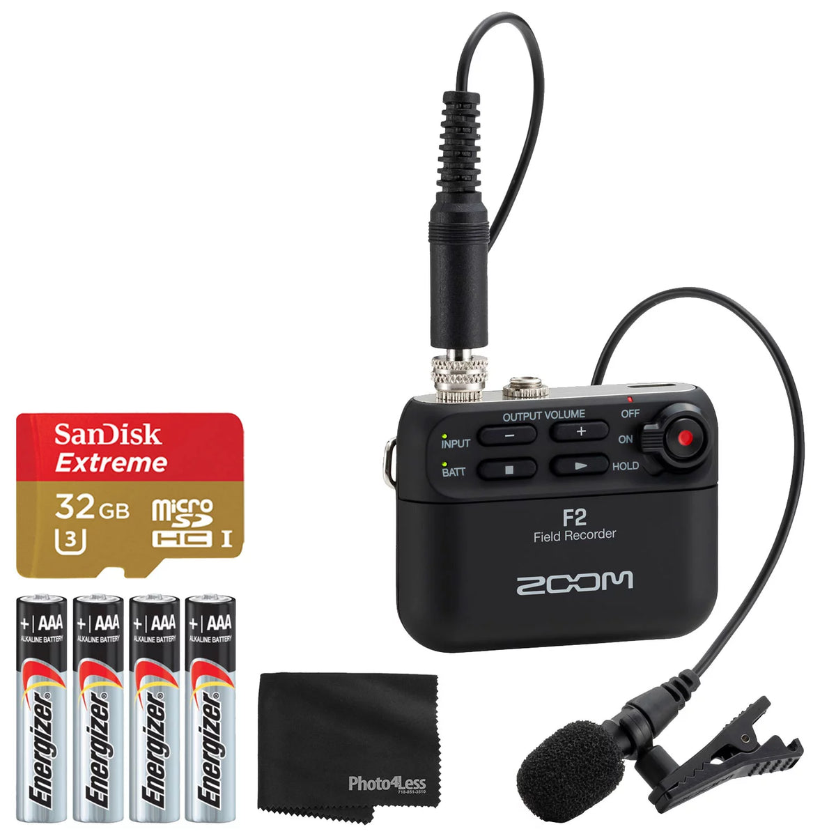 Portable Field Recorder with Lavalier Microphone I7005