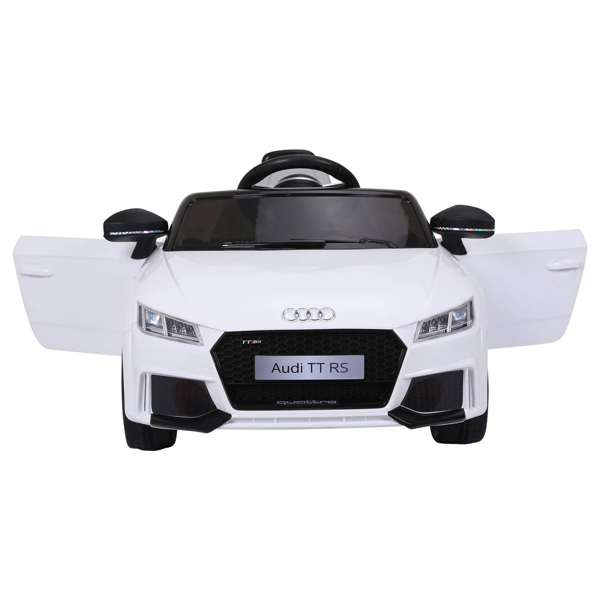 White 6V Electric Ride On Toy Car with Remote Control P509