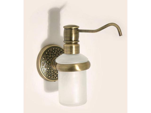 Satin Nickel Wall Mounted Soap Dispenser I884