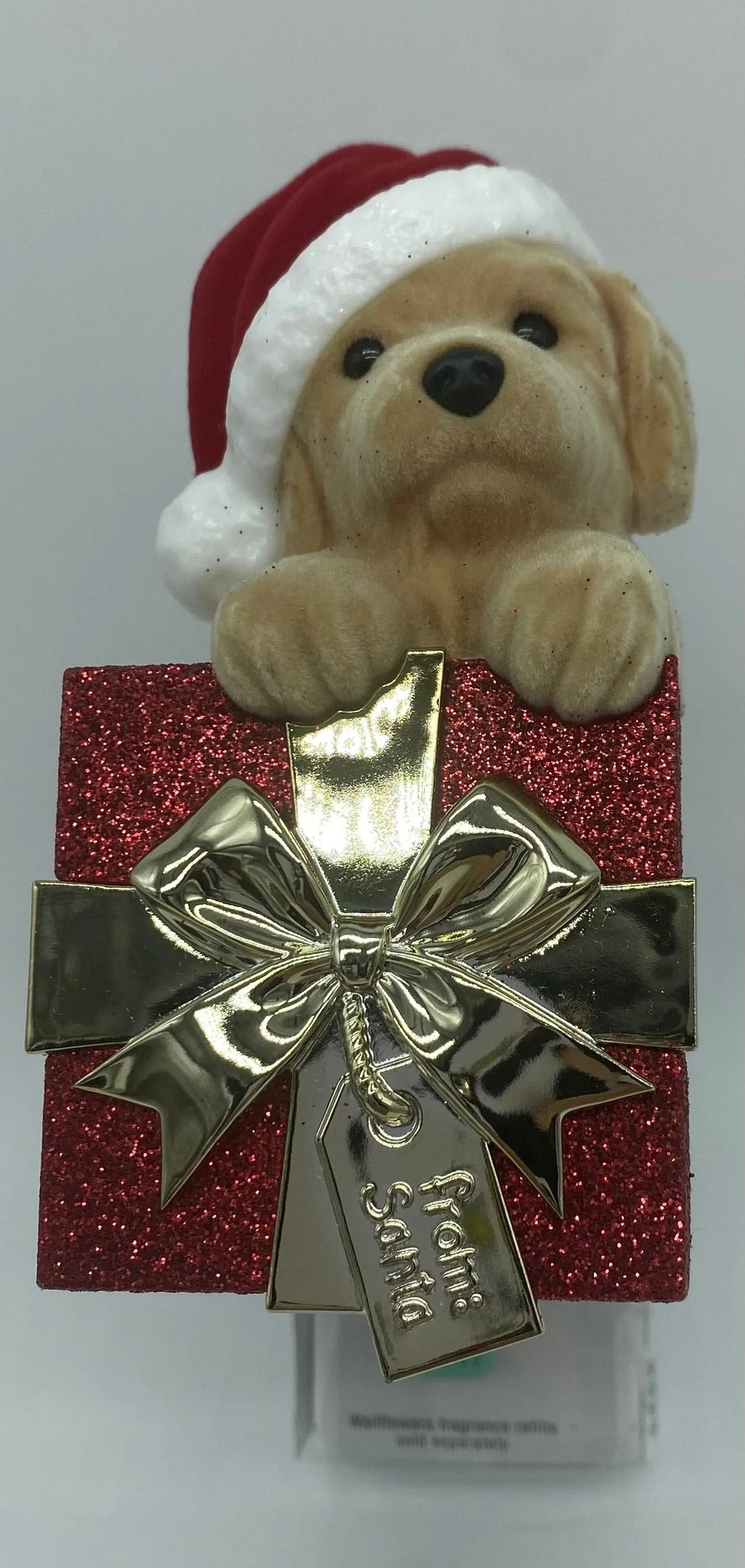 Christmas Puppy with Presents Wallflowers Scent Control Q422