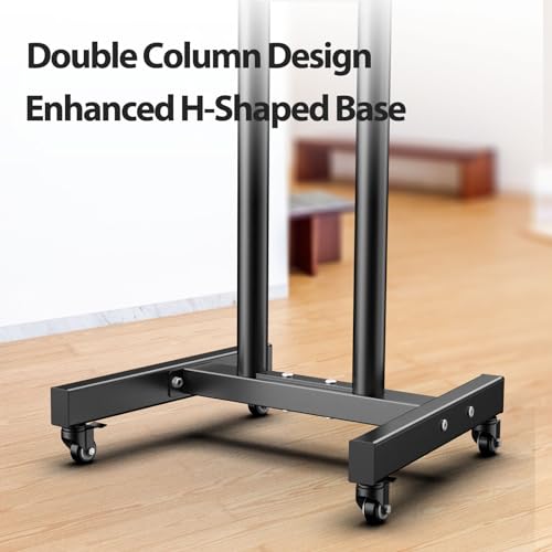 Mobile TV Stand with Wheels for 26-60 Inch Flat Curved TVs C293