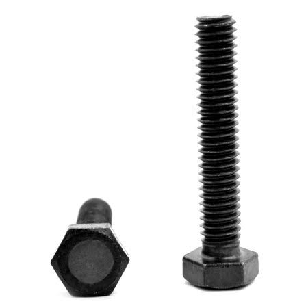 M12 x 1.75 x 150 mm Coarse Thread DIN 933 Class 8.8 Hex Cap Screw Black Oxide Pk 150 G3399