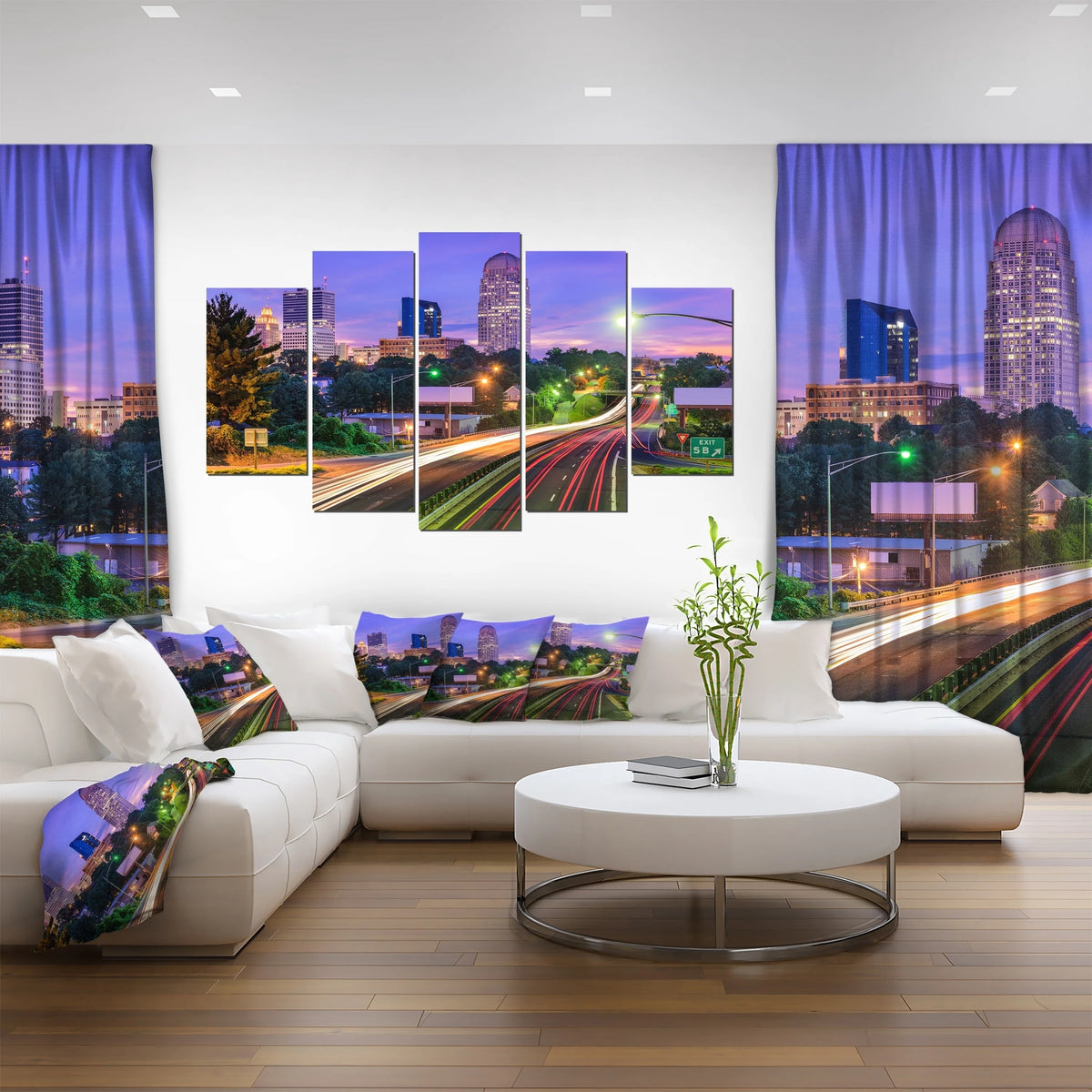 Multi-color 60 in. wide x 32 in. high Canvas Print B58357