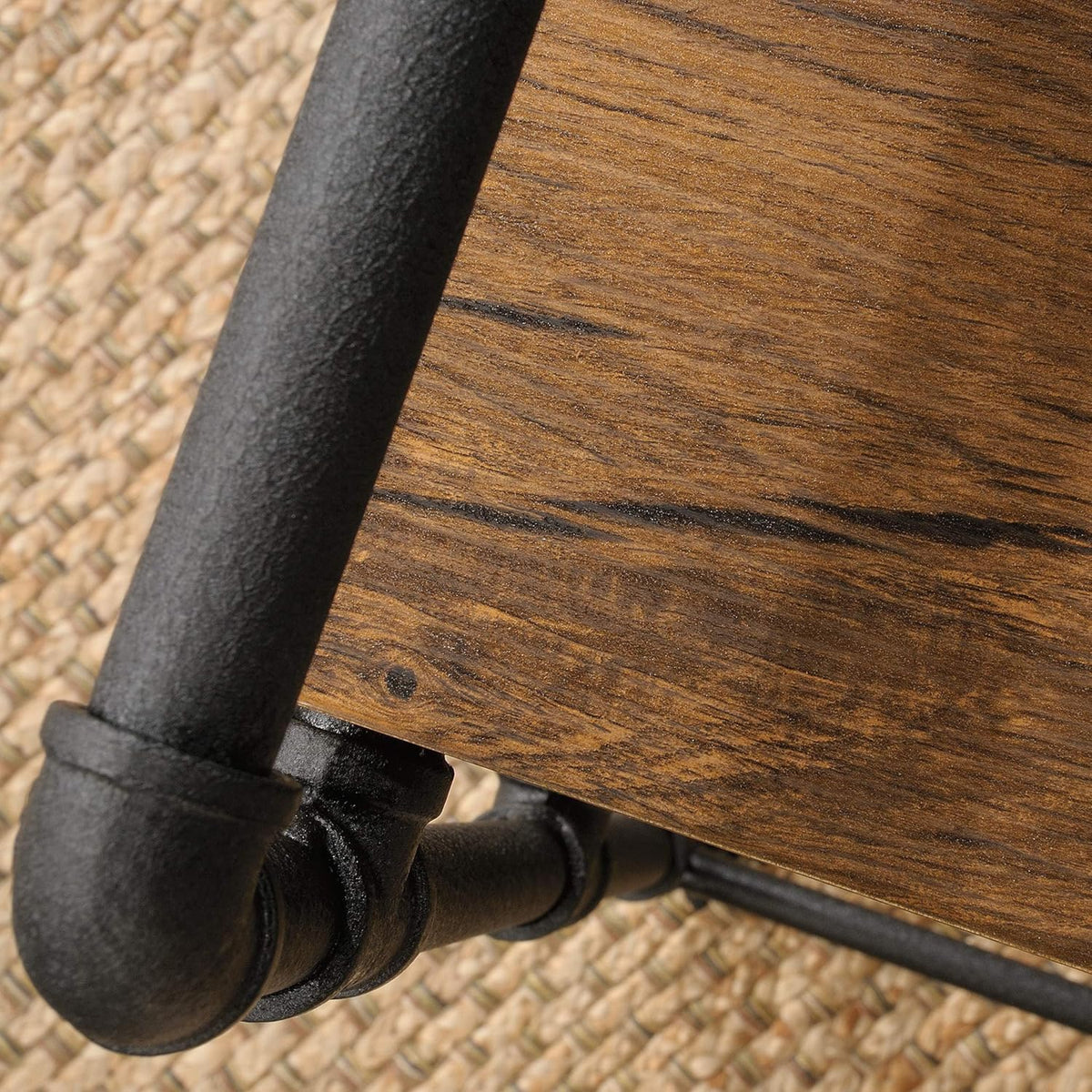 Multi-Purpose Cart, Checked Oak Finish Q362