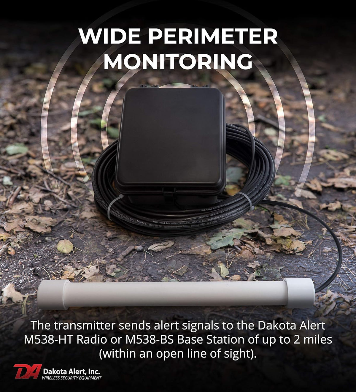MURS Alert Probe Sensor Metal Detecting Wireless Transmitter with 50-FT Direct Burial Cable A84246