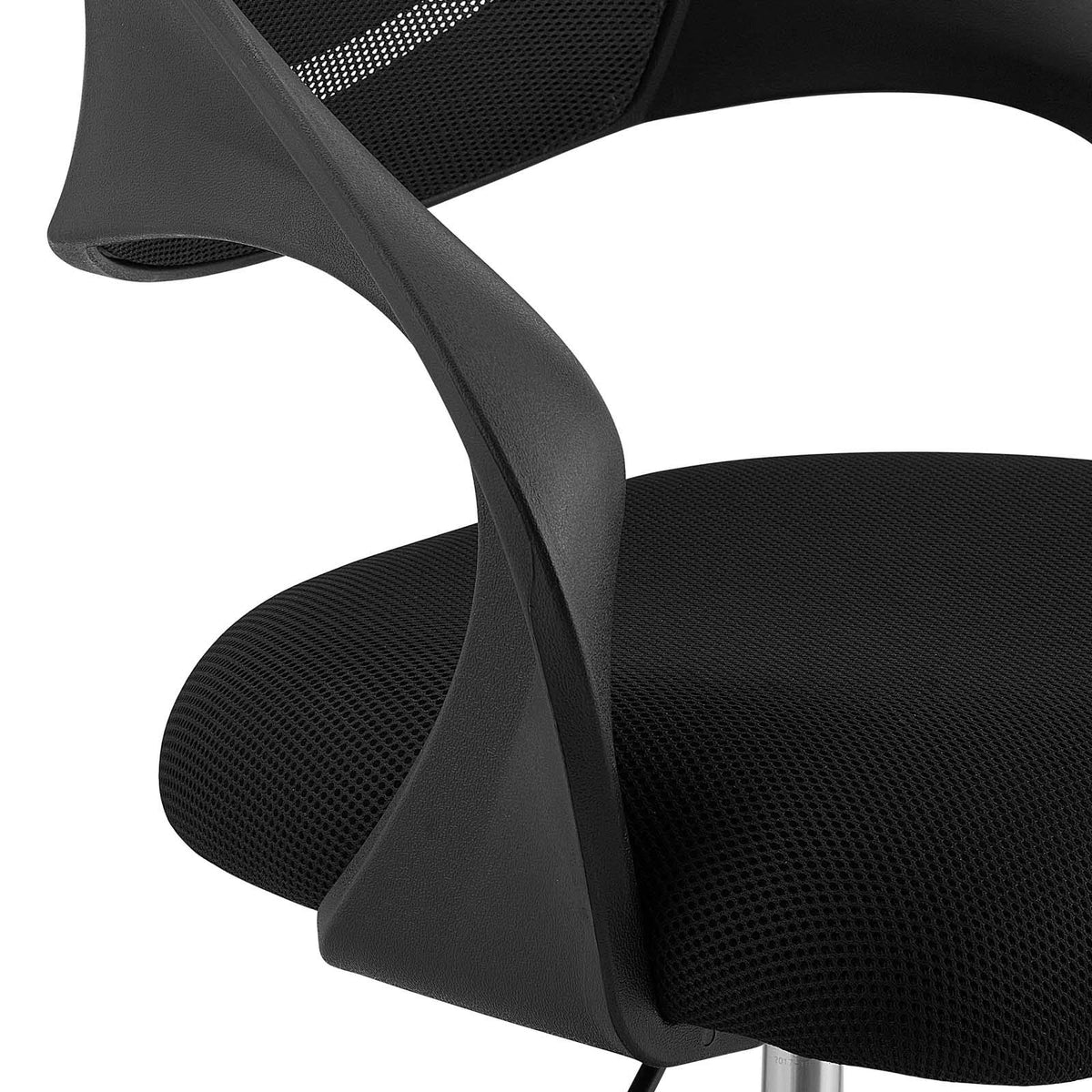 Red Mesh Drafting Chair V986429
