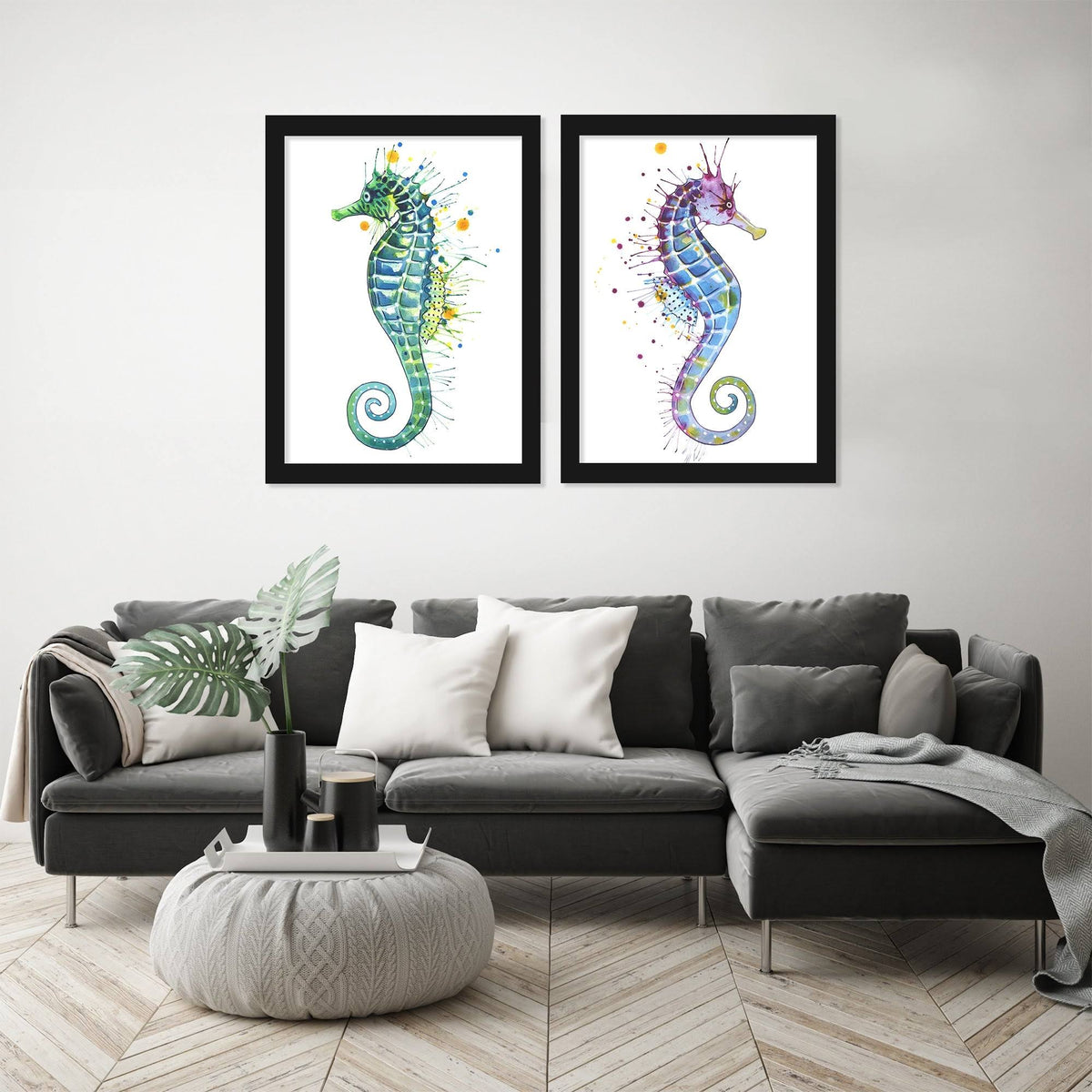 Black Framed Print Set J185