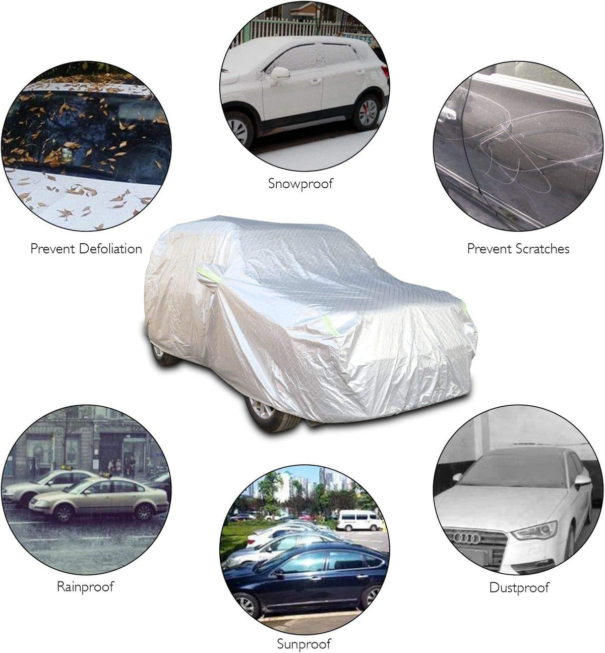 Weatherproof Car Cover Pack of 2 C1485