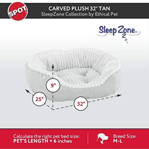 Tan Plush Cuddler Step-In Bed B68066