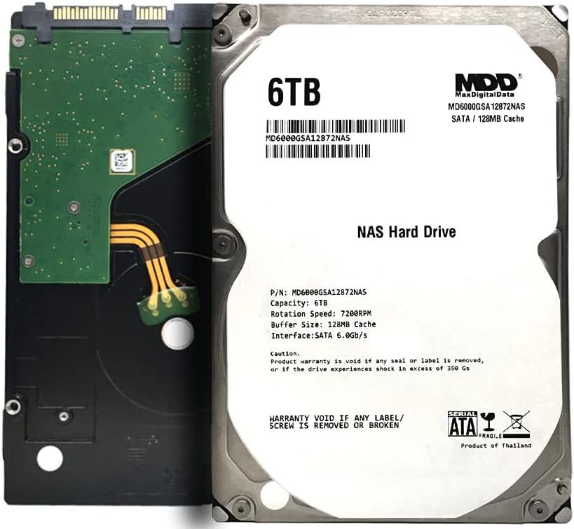 6TB 7200RPM 128MB Cache SATA 3.5inch Internal Hard Drive N3598