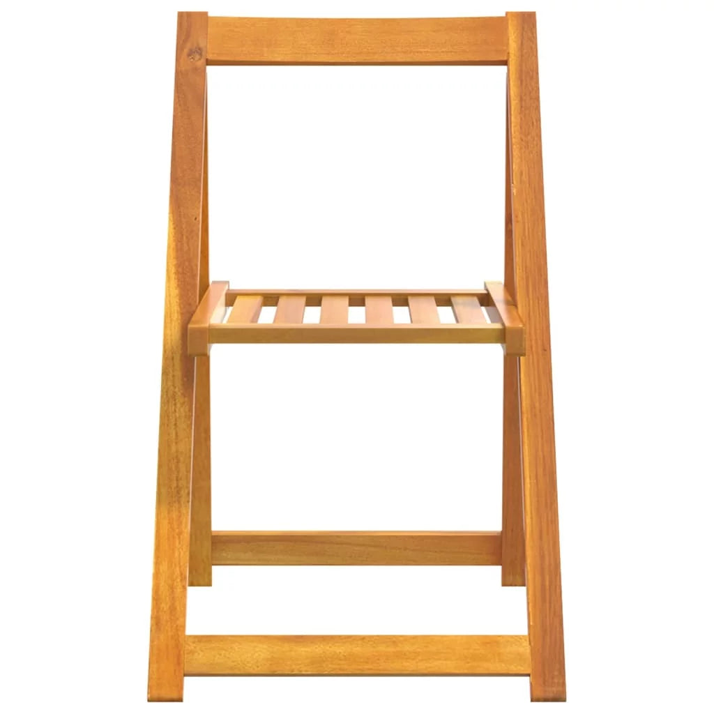 Folding Garden Chairs 6 pcs Solid Wood Acacia U640