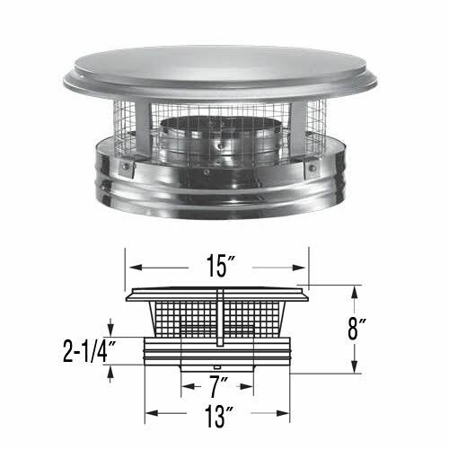 7DP-VC Chimney Cap A657