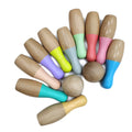 Wooden Bowling Set for Kids Indoor and Outdoor Sports Games Toys D266