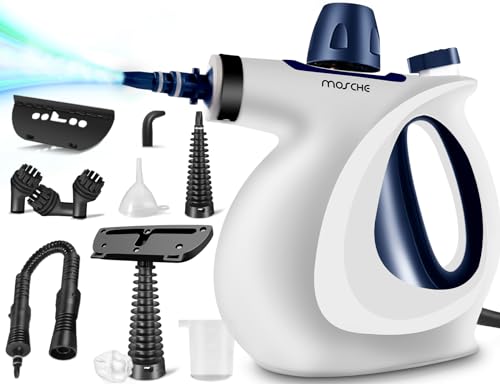 Handheld Pressurized Steam Cleaner with 11-Piece Accessory Set O953