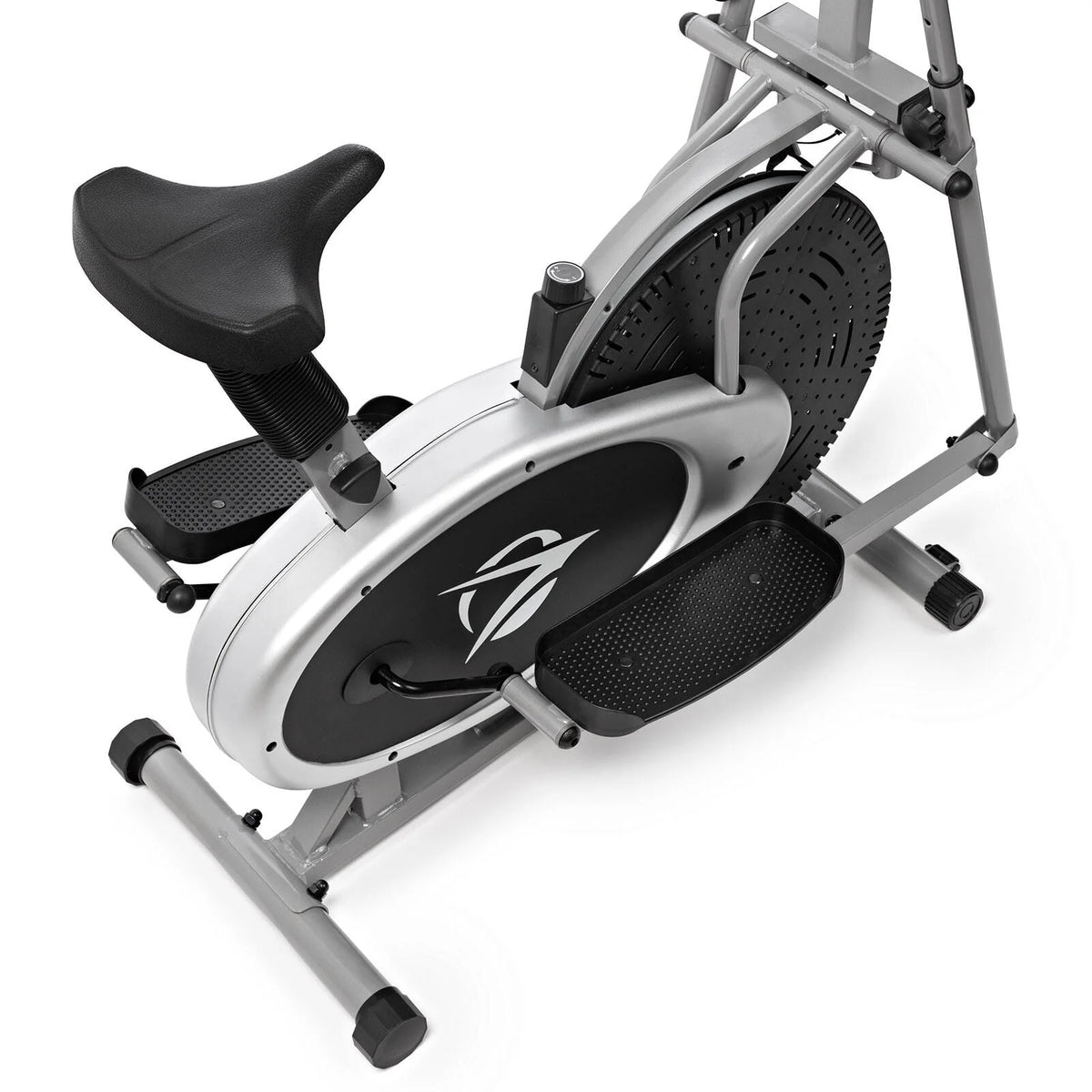 Black 2 in 1 Elliptical Stationary Bike Q896790
