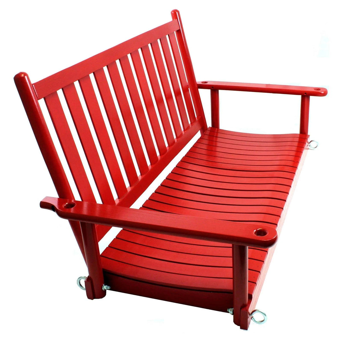 Black Wood Porch Swing J147