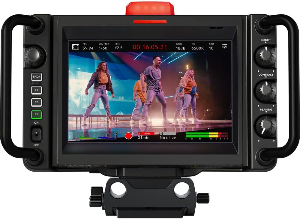 Blackmagic Studio Camera 4K Plus Bundle with AKG K240 Studio Pro Headphones and Screen Cleaning Wipes E765