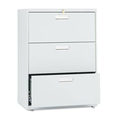 Light Gray Three-Drawer Lateral File F2113