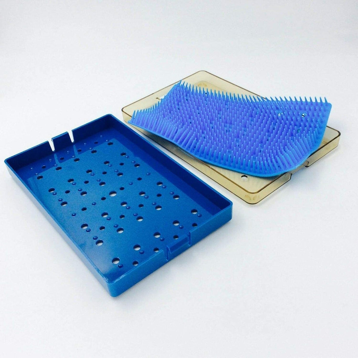 Sterilization tray with silicon mat for ophthalmic surgical instrument L5458