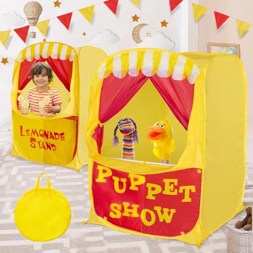 Lemonade Stand Puppet Show Theater Play Tent F4601