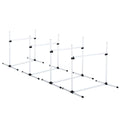 4 Piece Dog Agility Equipment with Adjustable Height Jump Bars U268