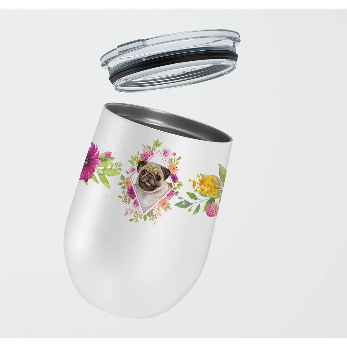 Stainless Steel 12 oz Stemless Wine Glass T152