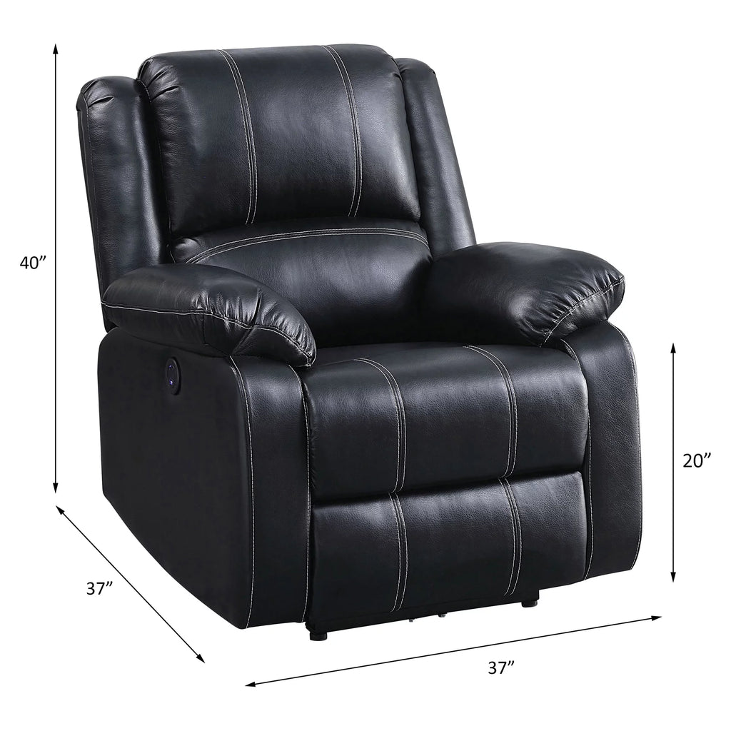 Black Power Recliner V444438
