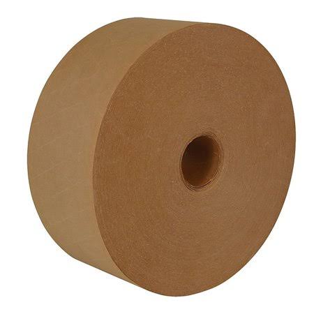 70mm x 152M Reinforced Water Activated Tape, Natural, 6 Roll S343408